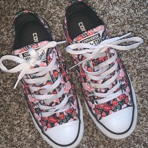Floral Pattern Converse